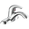 Single Handle Centerset Bathroom Faucet - Less Pop-Up