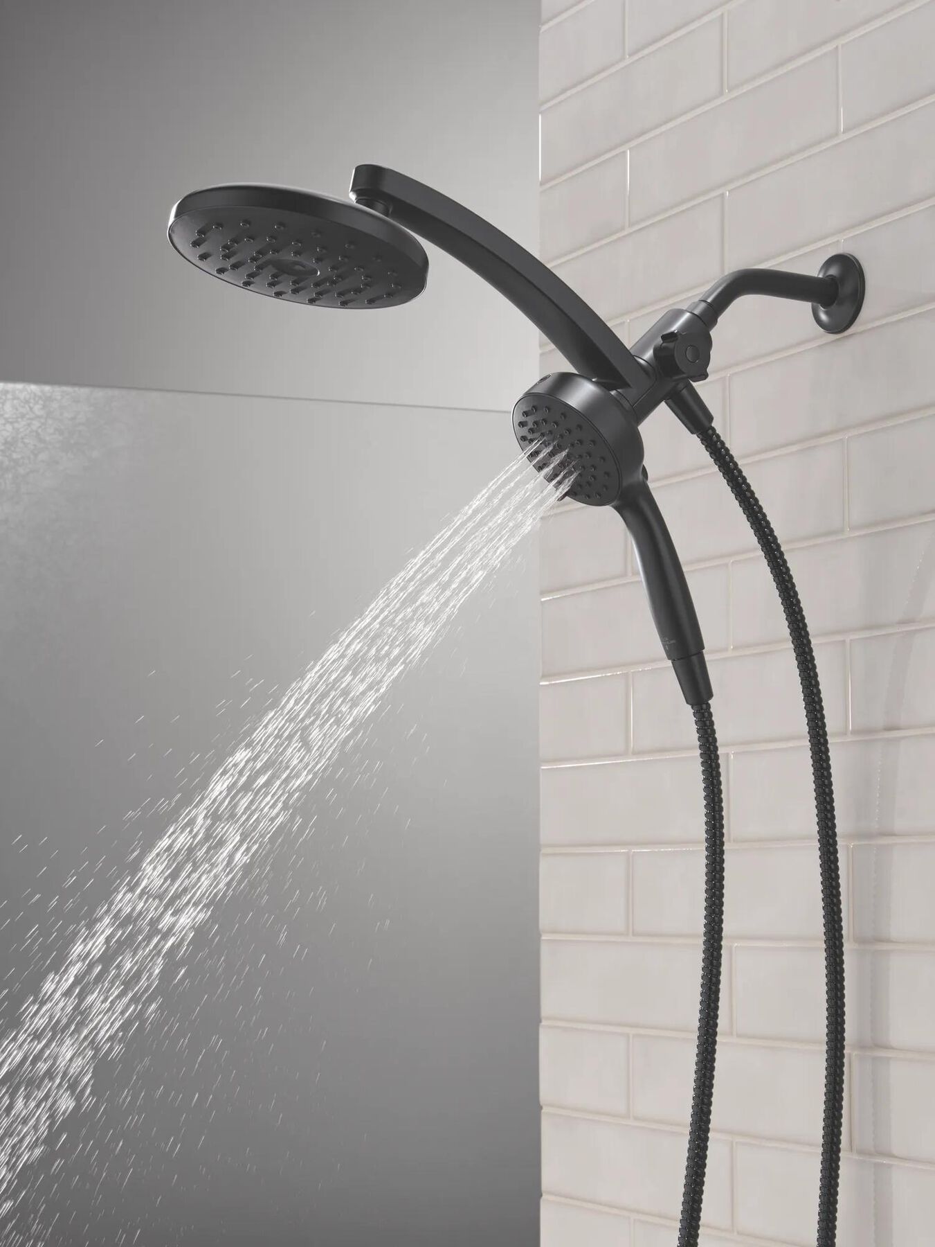 PivotPro&trade; 3-in-1 Combination Shower with Silicone Spray Face
