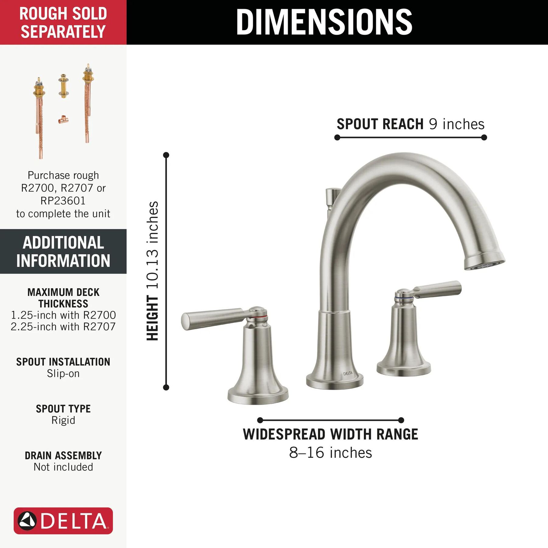 Roman Tub Trim (Recertified)