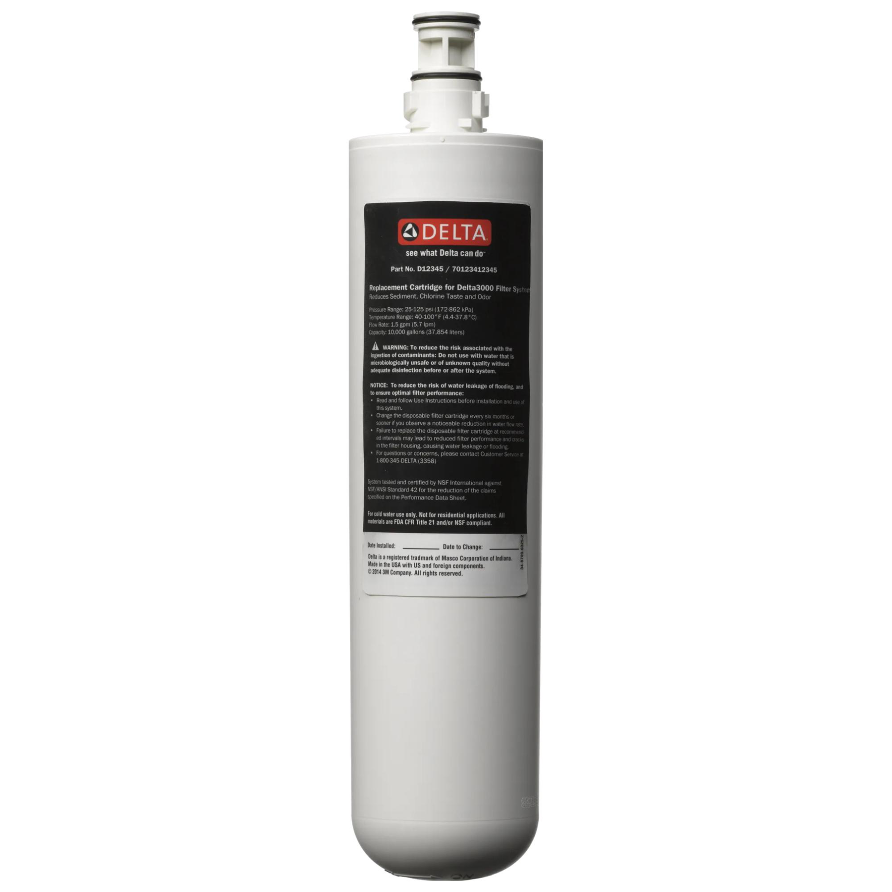 Under Sink Replacement Filter Cartridge