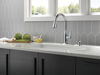 Single Handle Pull-Down Kitchen Faucet with Soap Dispenser and ShieldSpray &reg; Technology