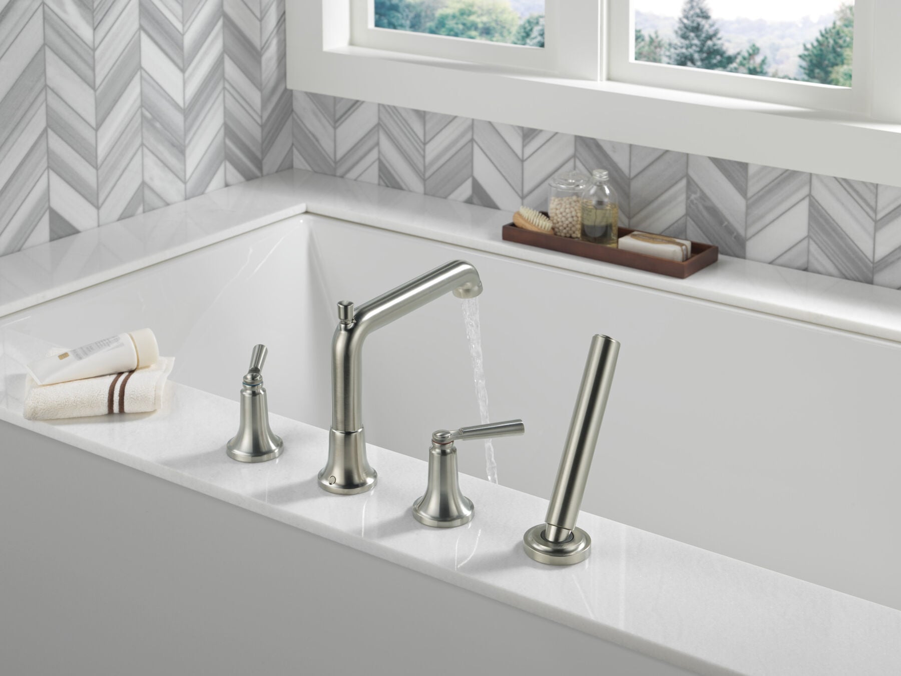 Roman Tub Trim with Hand Shower