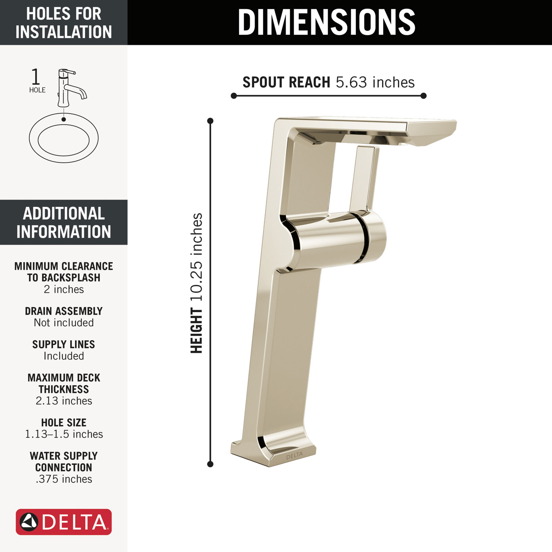 Single Handle Vessel Bathroom Faucet