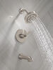 Widespread Lavatory Faucet with 14 Series Tub Shower Trim and Bathroom Accessories Bundle