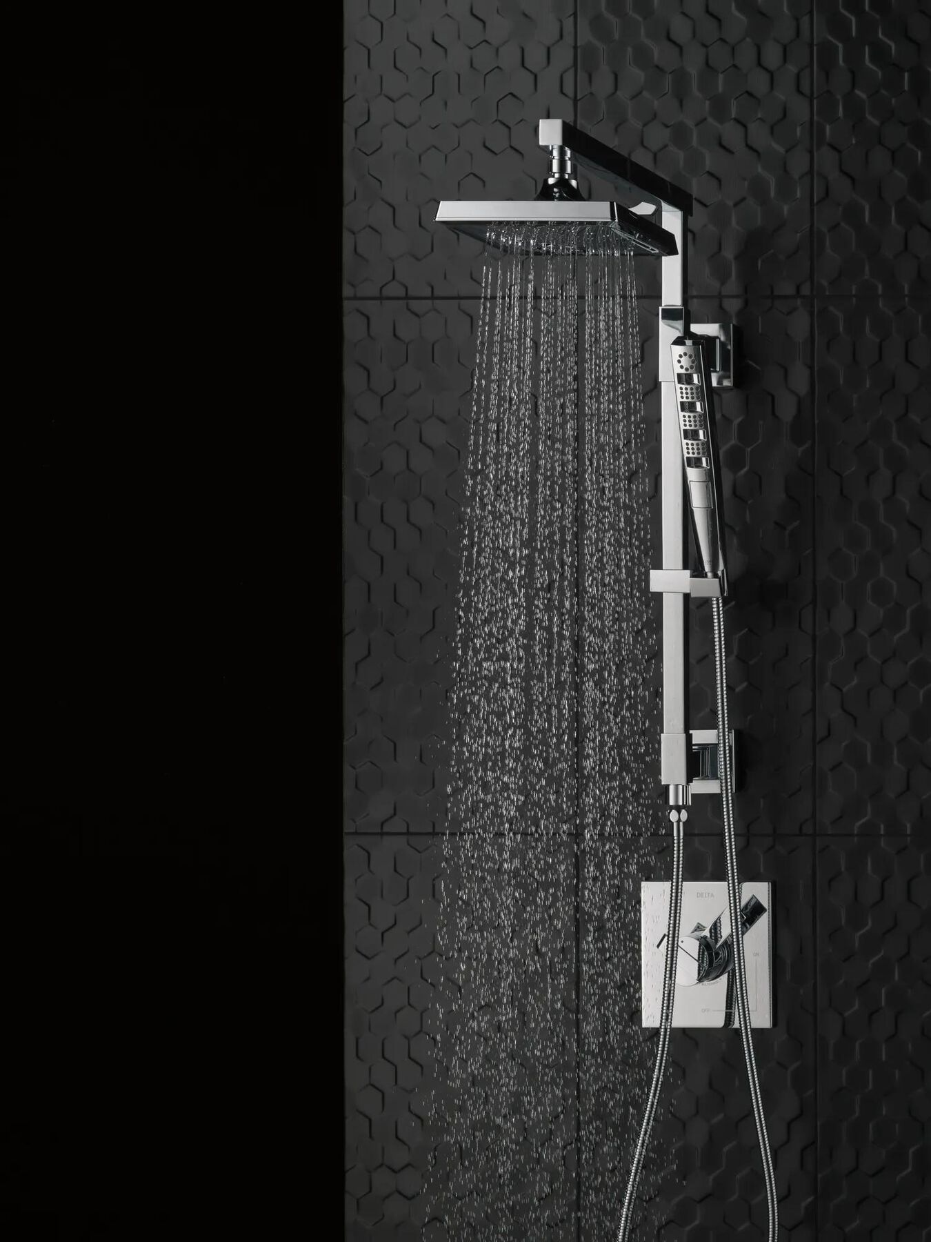 H<sub>2</sub>Okinetic&reg; 3-Setting Raincan Shower Head