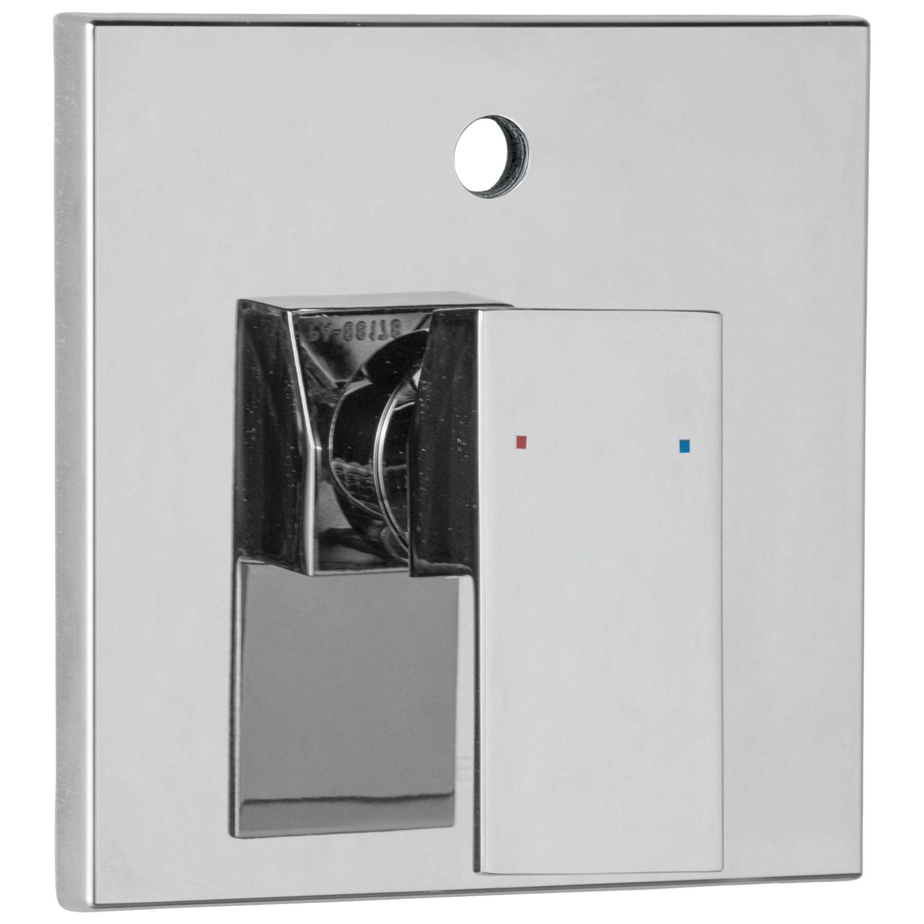 In wall Tub and Shower Trim with Push Button Diverter