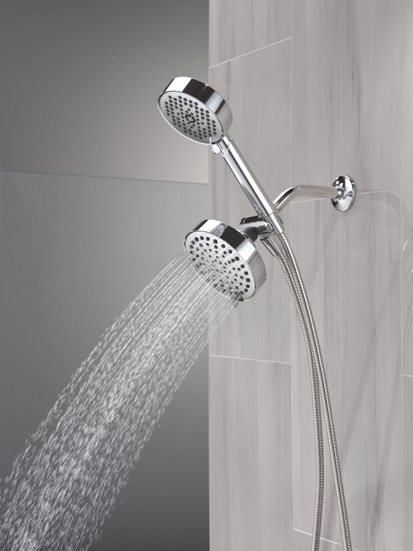 5-Setting Two-in-One Combination Shower with Additional Mount
