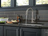 Single Handle Pull-Down Kitchen Faucet with Soap Dispenser (Recertified)