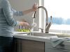 Single Handle Pull-Down Kitchen Faucet with Touch2O Technology and Soap Dispenser