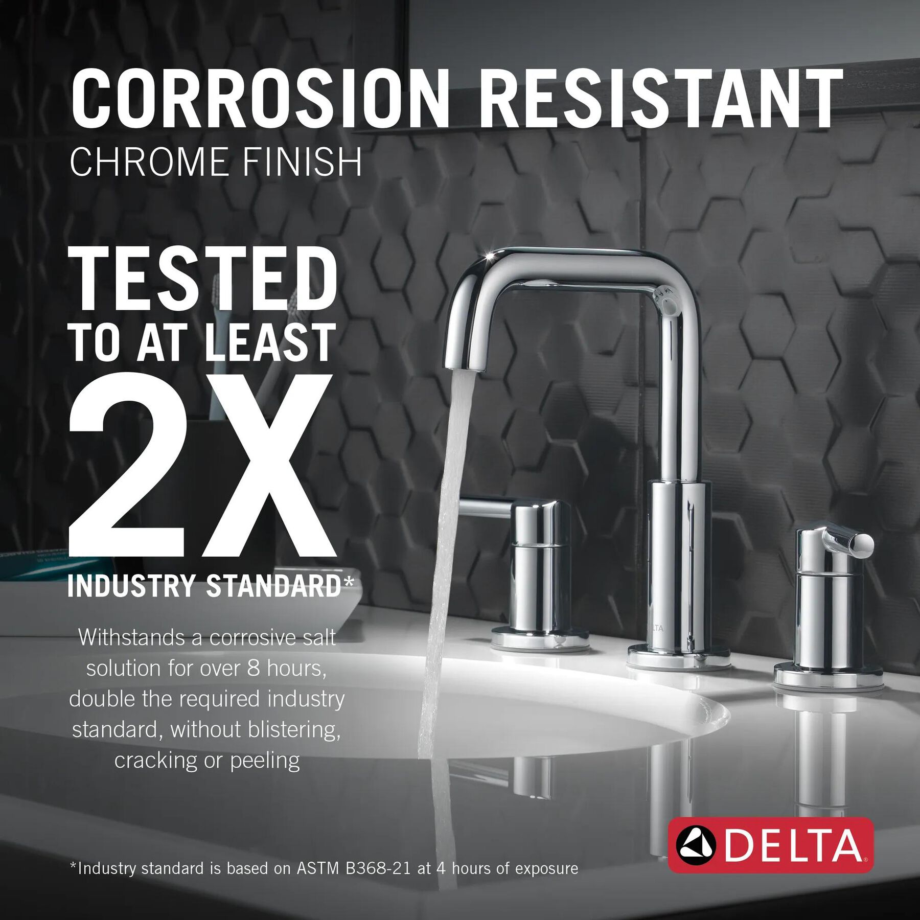 Two Handle Widespread Bathroom Faucet