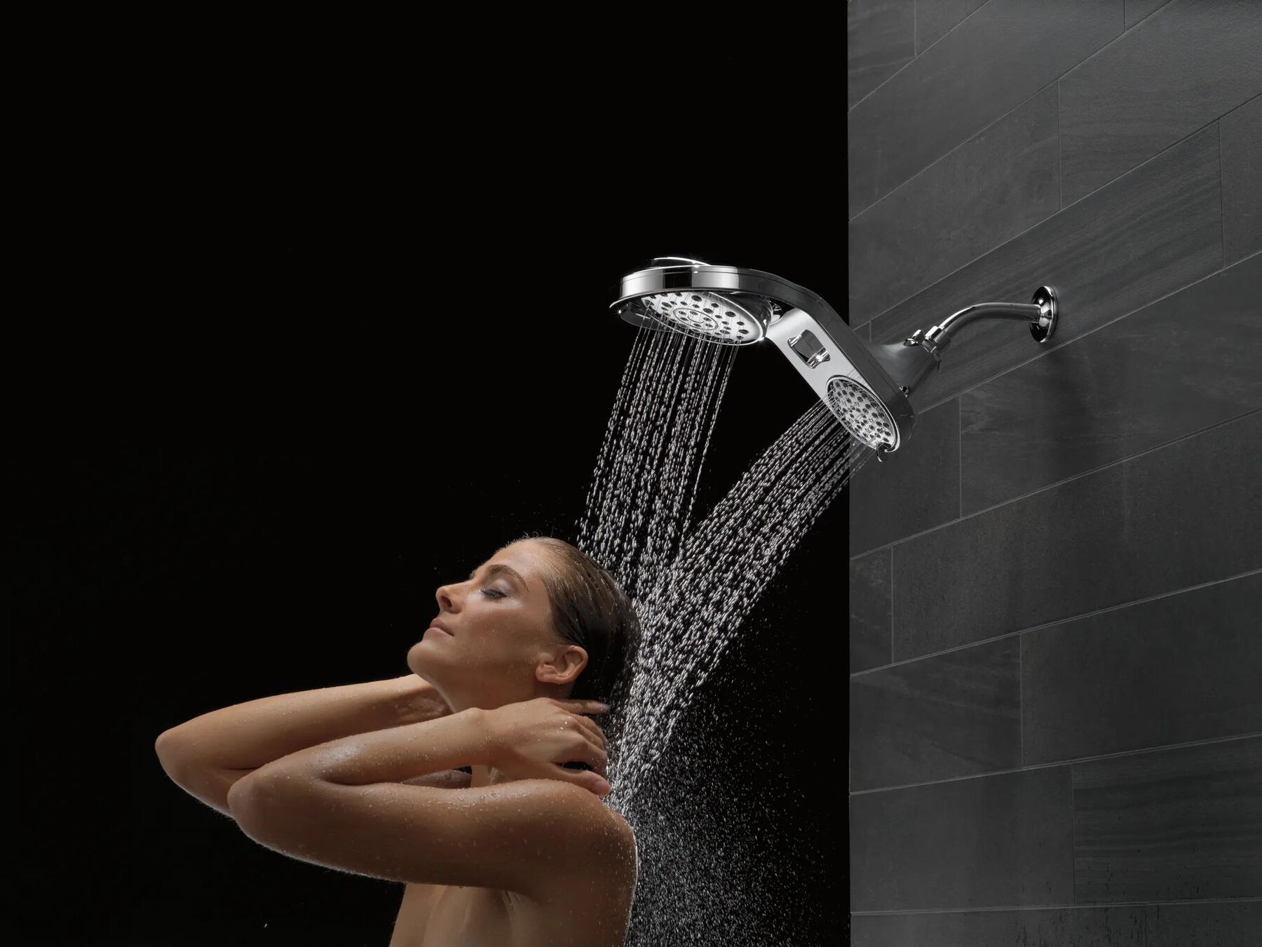 HydroRain 5-Setting Shower Head
