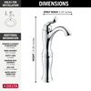 Single Handle Vessel Bathroom Faucet