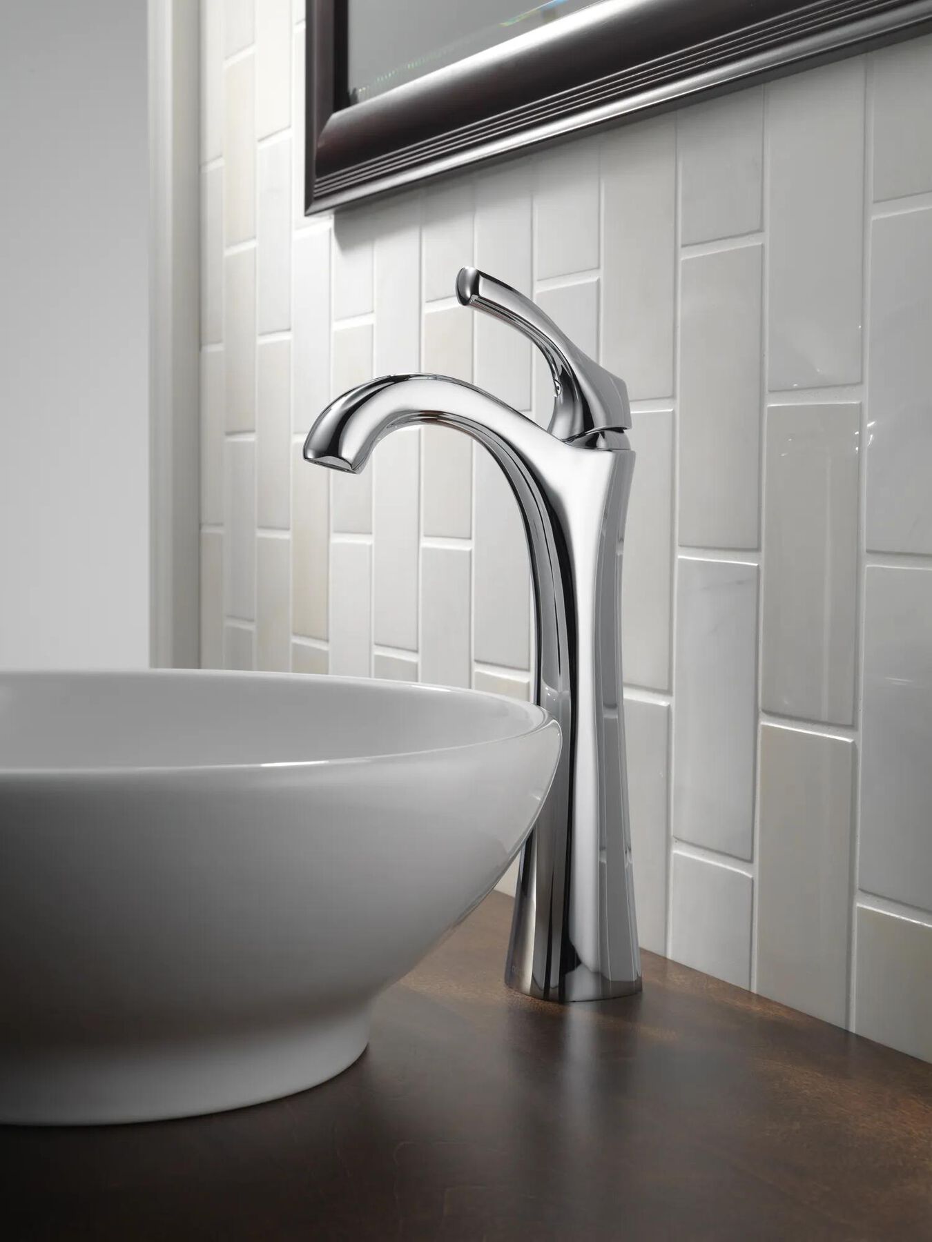Single Handle Vessel Bathroom Faucet
