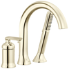Three Hole Roman Tub Trim with Hand Shower