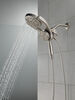 HydroRain&reg; 4-Setting Two-in-One Shower Head