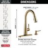 Touch2O&Voice Pull-Down Kitchen with Soap Disp Bundle