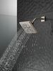 H<sub>2</sub>Okinetic&reg; 5-Setting Angular Modern Raincan Shower Head (Recertified)