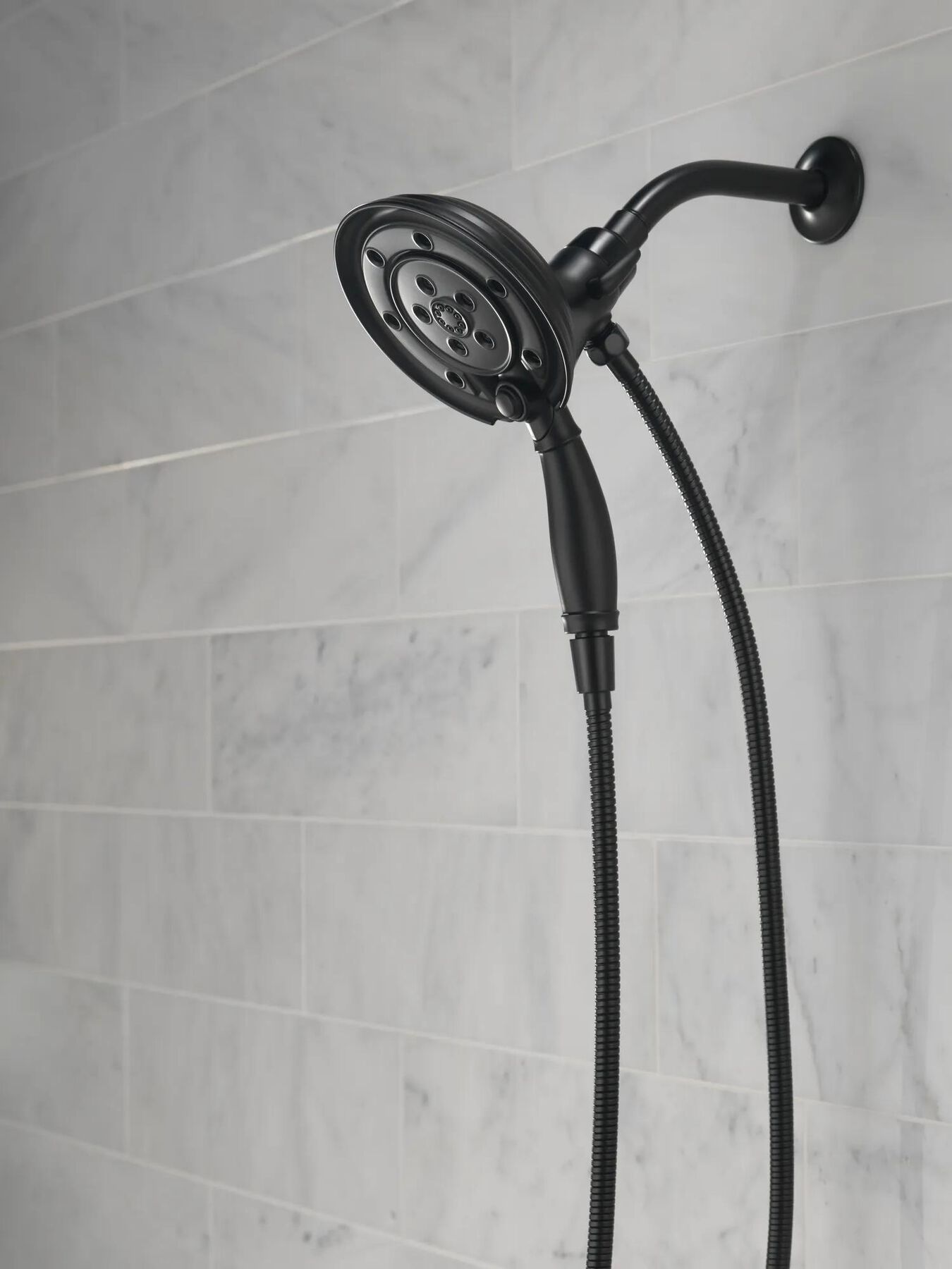 H<sub>2</sub>Okinetic&reg; In2ition&reg; 4-Setting Two-in-One Shower
