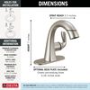 Single Handle Pull-Down Bathroom Faucet (Recertified)
