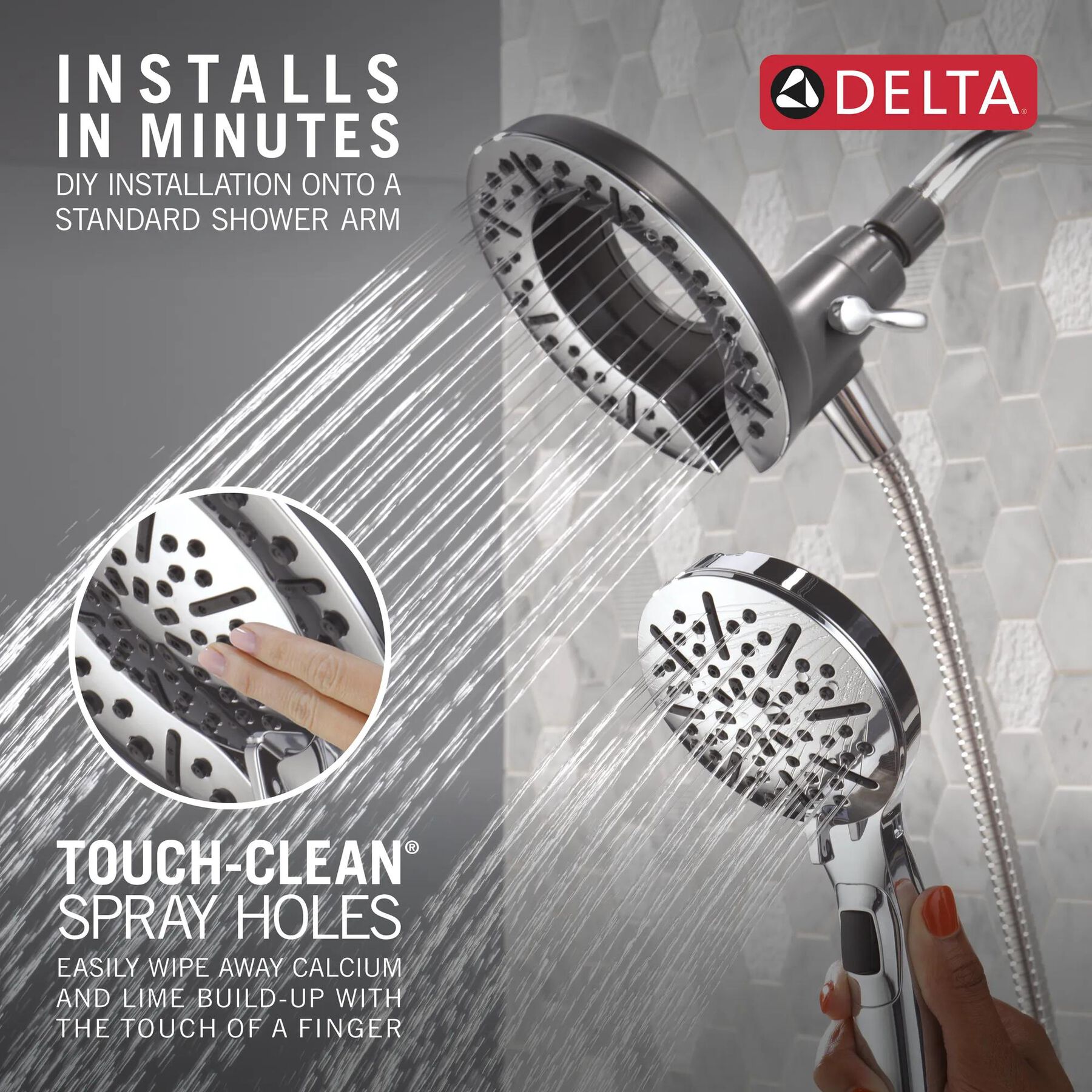 In2ition&reg;&nbsp;5-Setting Two-in-One Shower