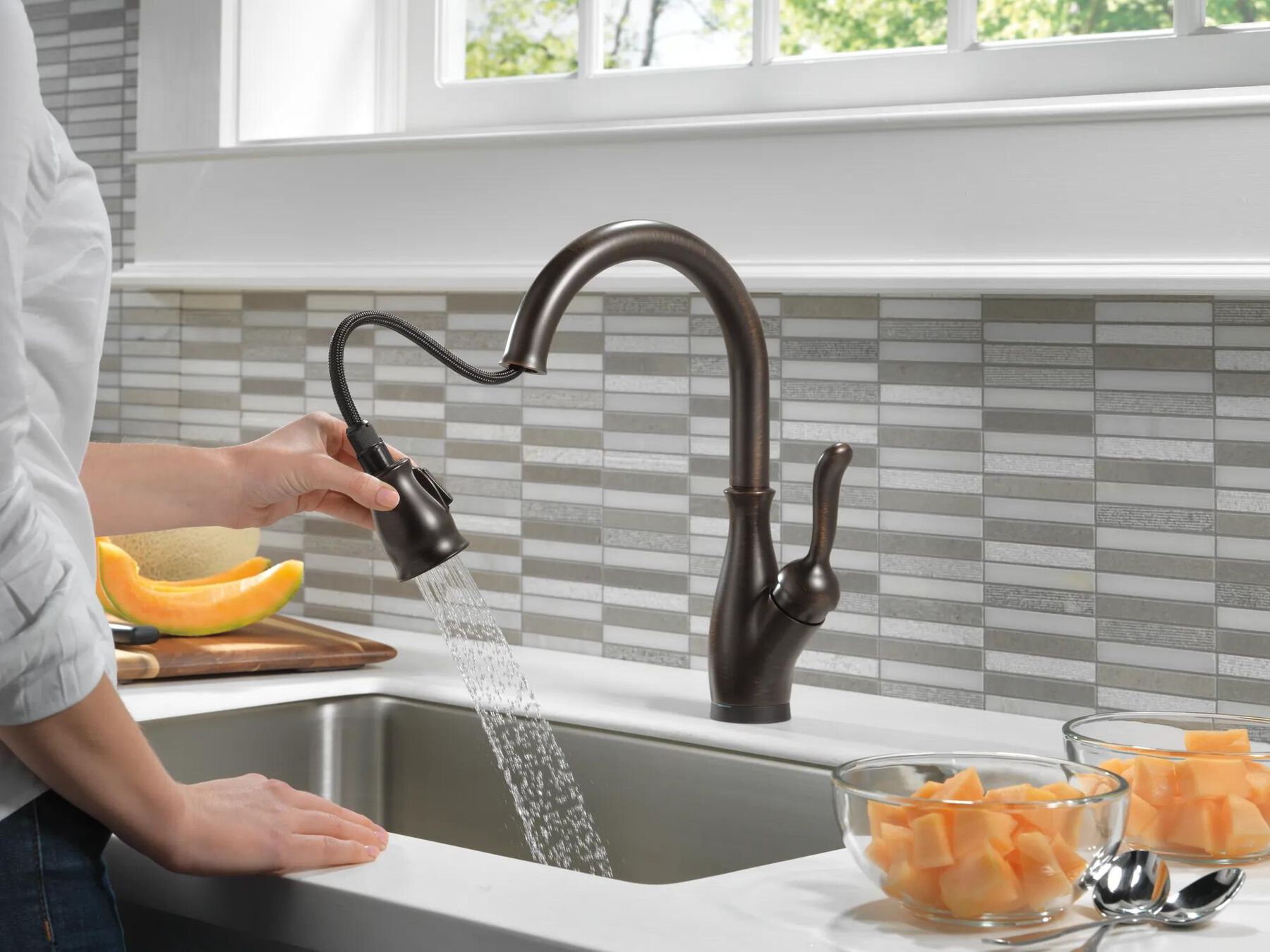 Touch<sub>2</sub>O&reg;  Pull-Down Kitchen Faucet (Recertified)