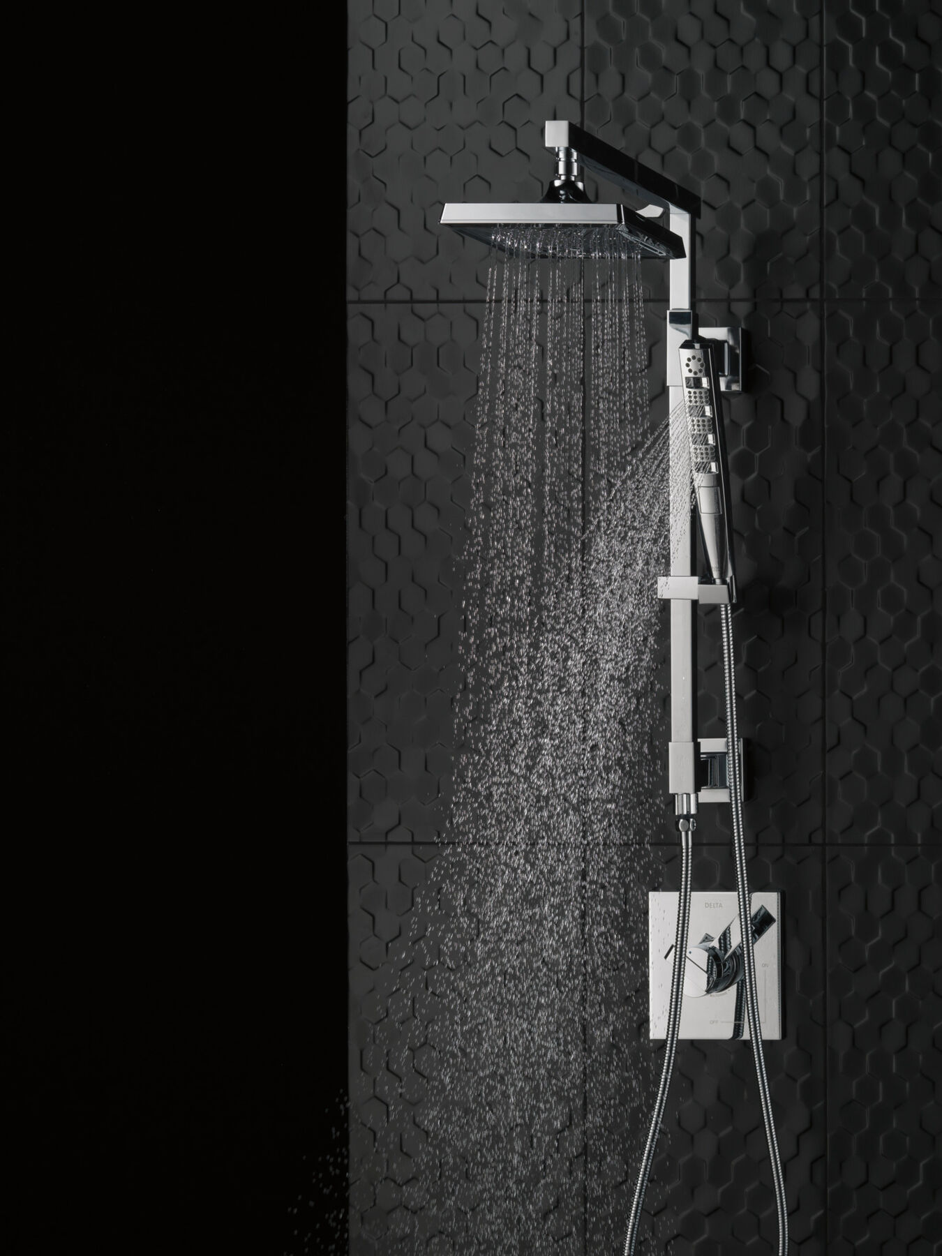 H<sub>2</sub>Okinetic&reg; 3-Setting Raincan Shower Head