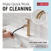 Single Handle Pull-Down Bathroom Faucet