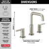 Widespread Bathroom Faucet (Recertified)