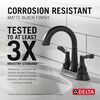 Two Handle Centerset Bathroom Faucet (Recertified)