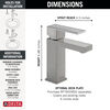 Single-Hole Lavatory Faucet with Shower Trim and Rough Bundle - 14 Series