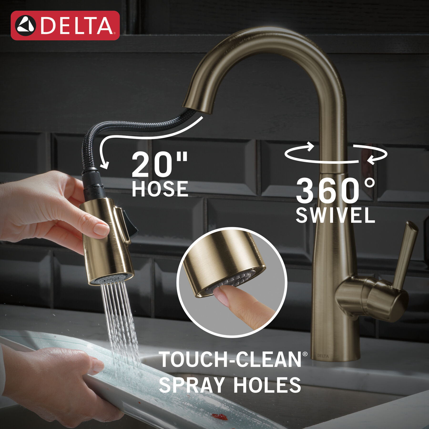 Pull-Down Prep Faucet  (Recertified)