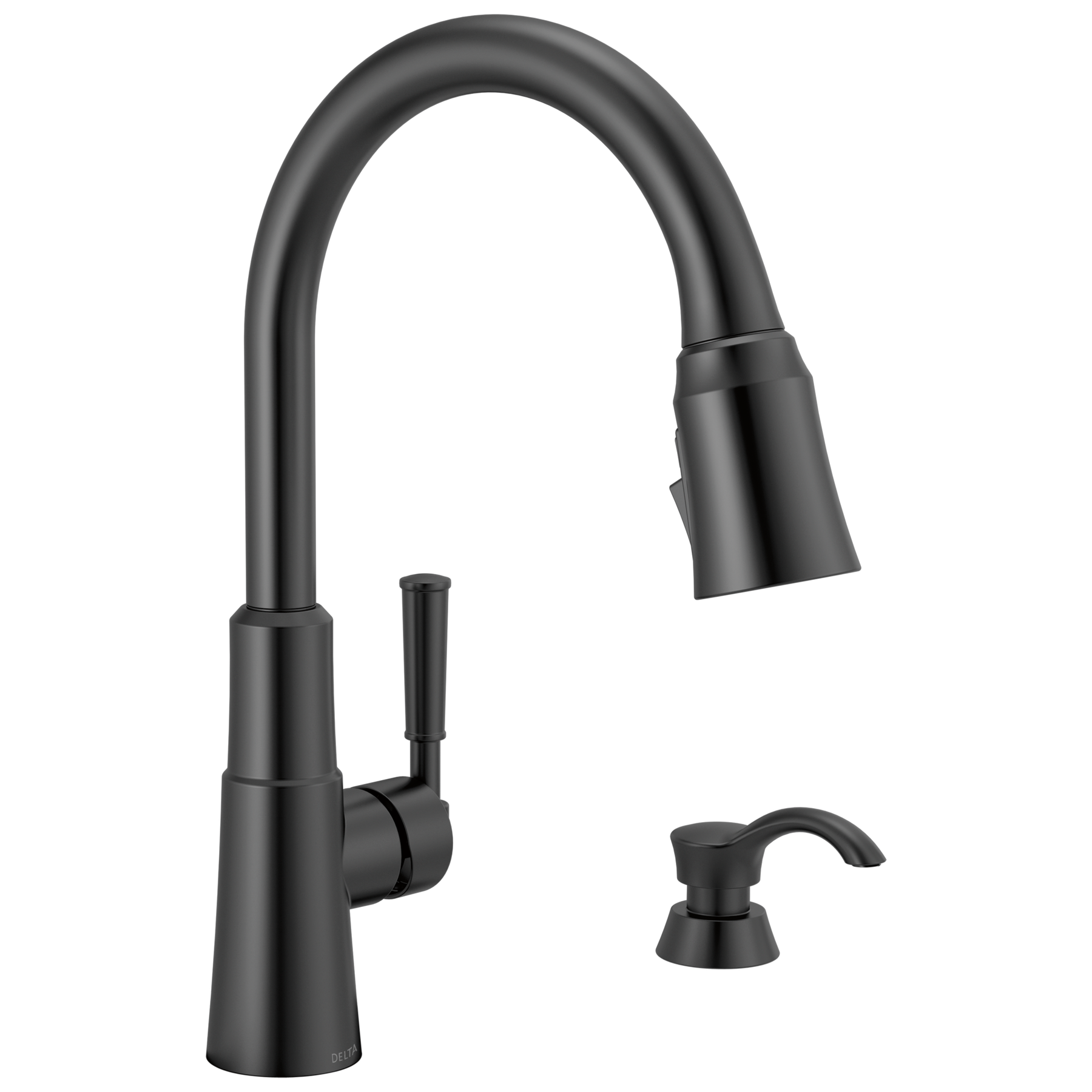 Single Handle Pull-Down Kitchen Faucet with Soap Dispenser and ShieldSpray&reg; Technology (Recertified)