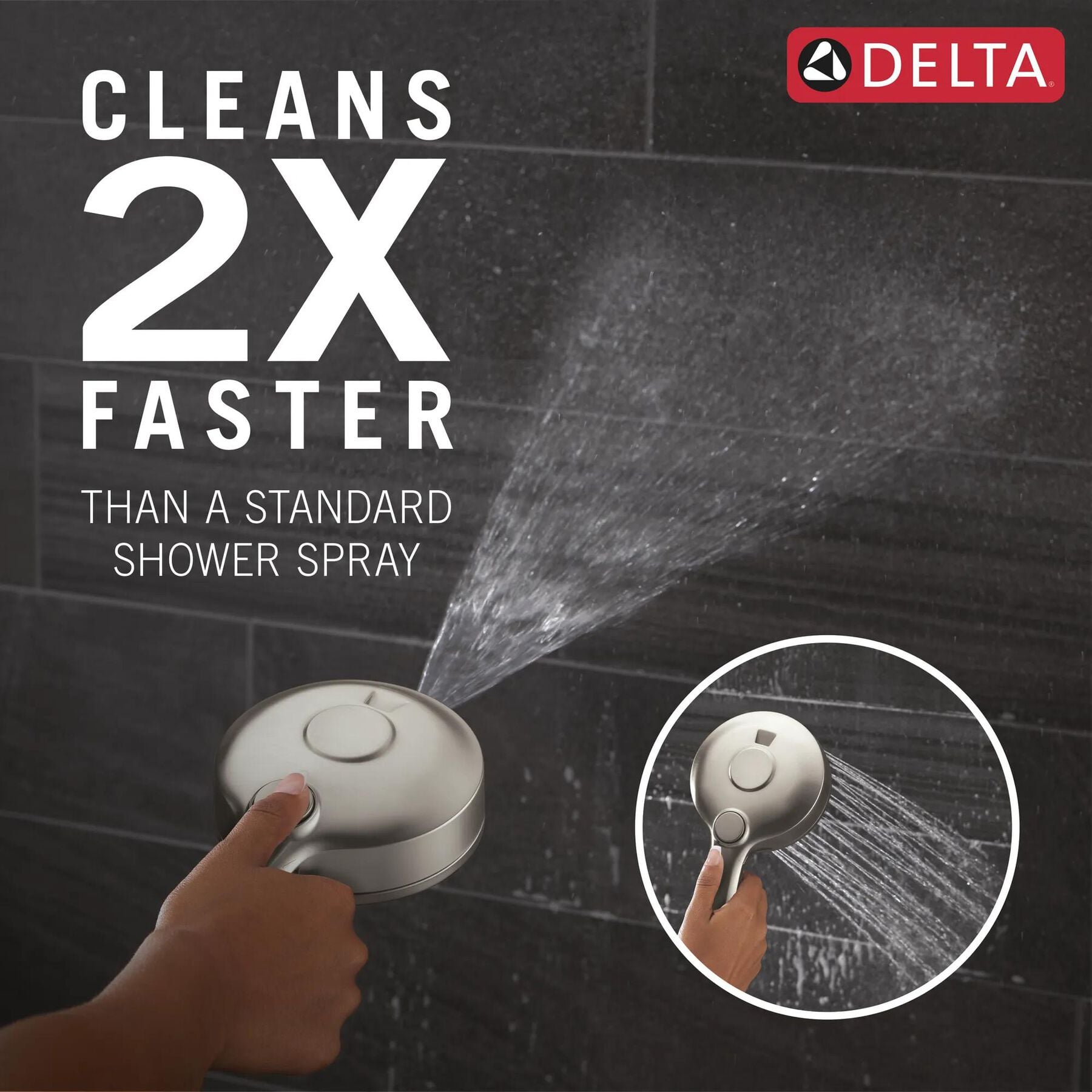 6-Setting HydroRain&reg; with ProClean&reg;