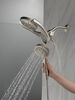 HydroRain&reg; 4-Setting Two-in-One Shower Head (Recertified)