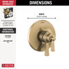 Monitor 17 Series Valve Trim Only