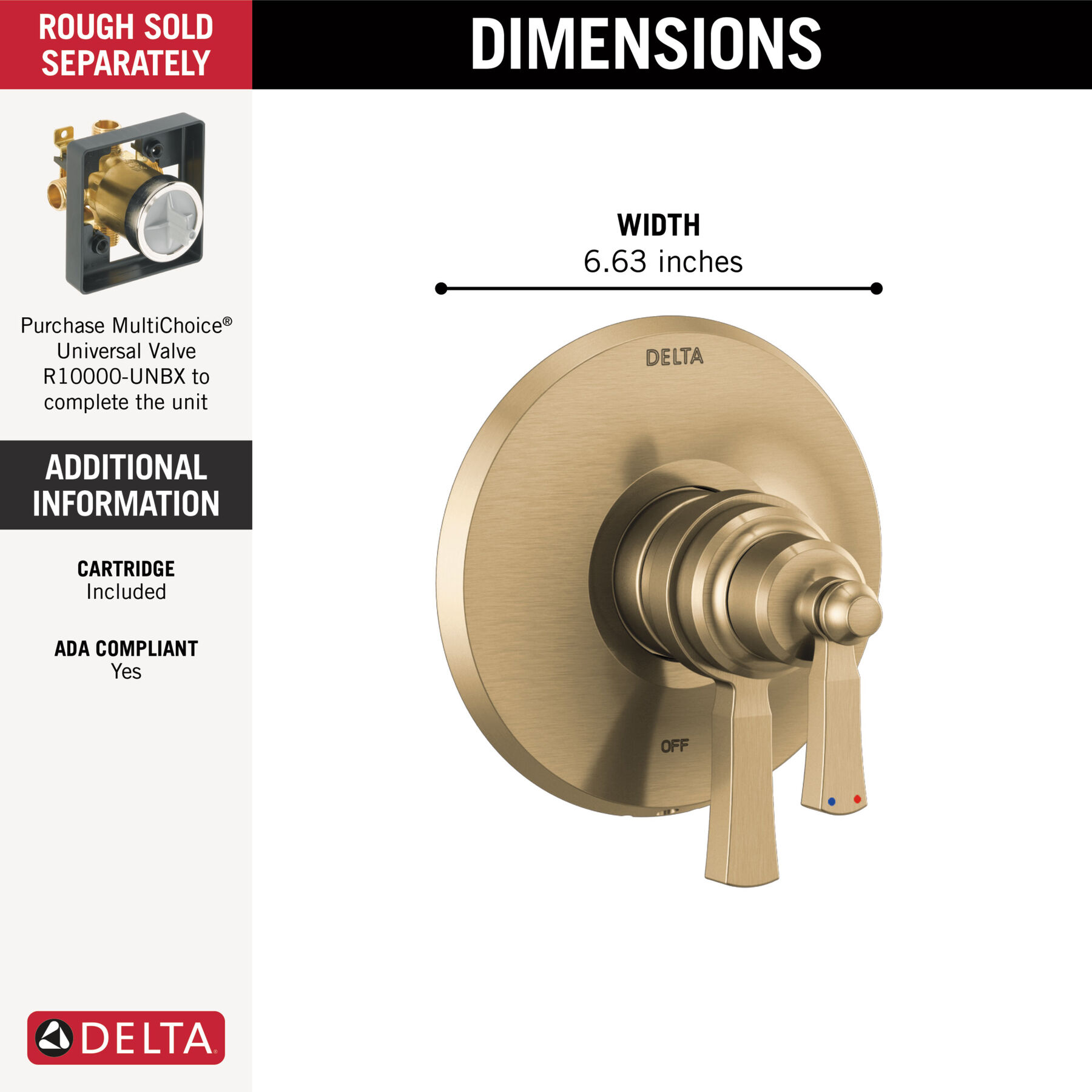 Monitor 17 Series Valve Trim Only