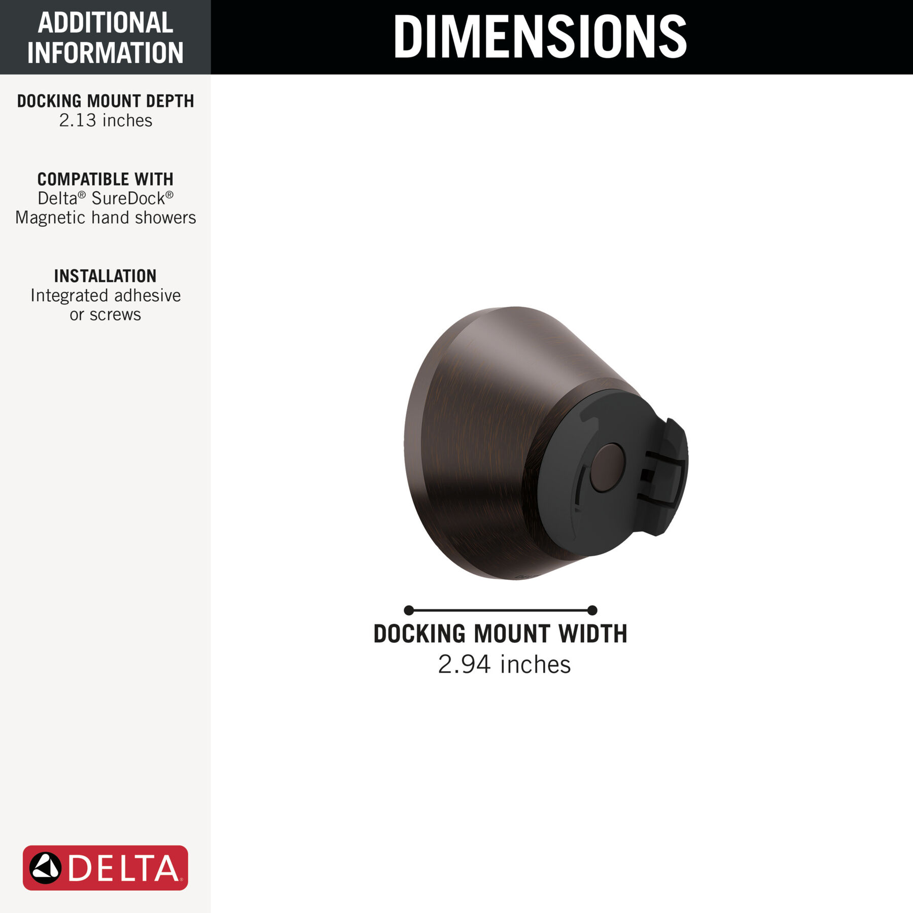 SureDock&trade; Magnetic Docking Mount