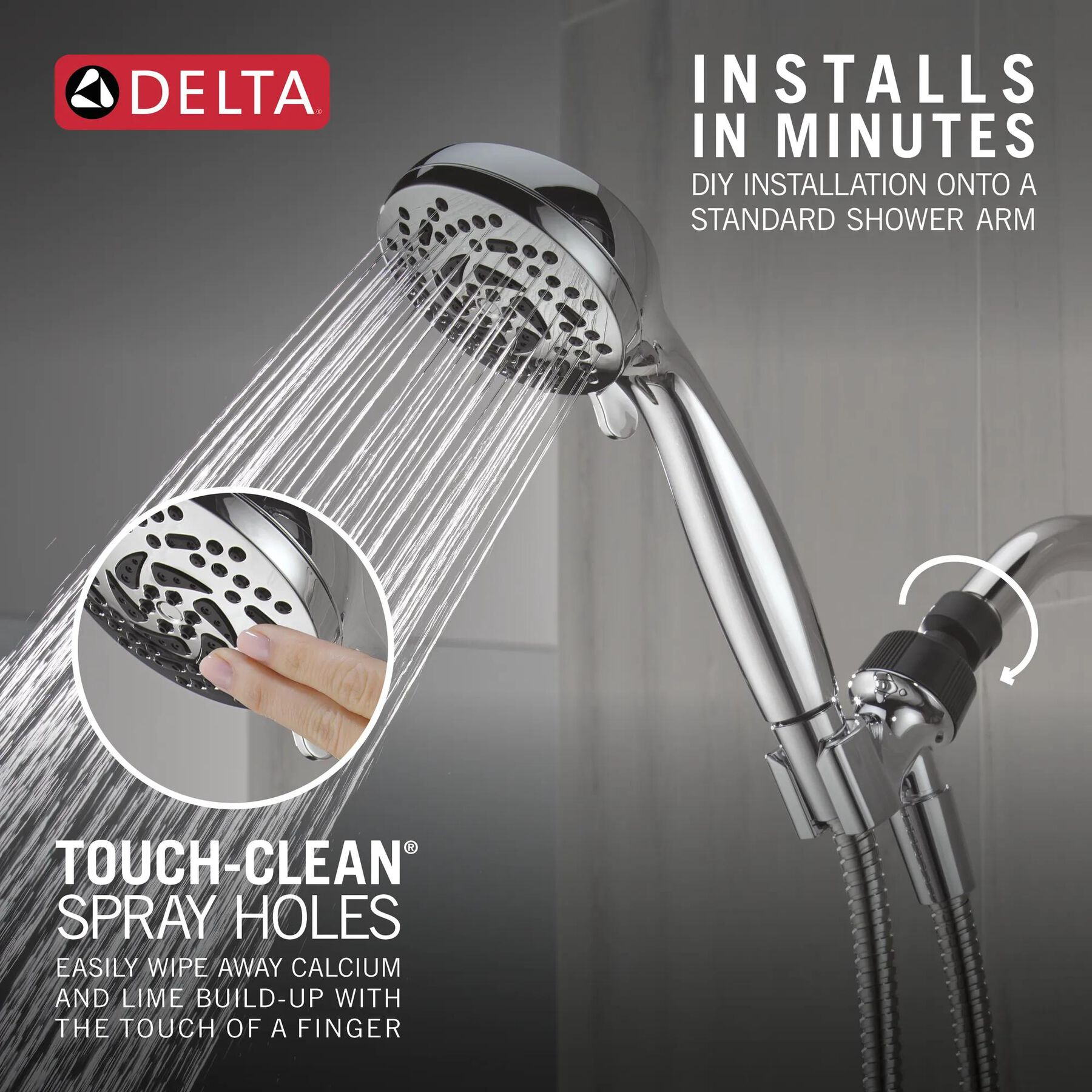 5-Setting Hand Shower in Chrome - 1.75 GPM