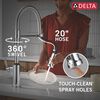 Single Handle Pull-Down Kitchen Faucet With Spring Spout