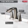 Two Handle Centerset Bathroom Faucet (Recertified)