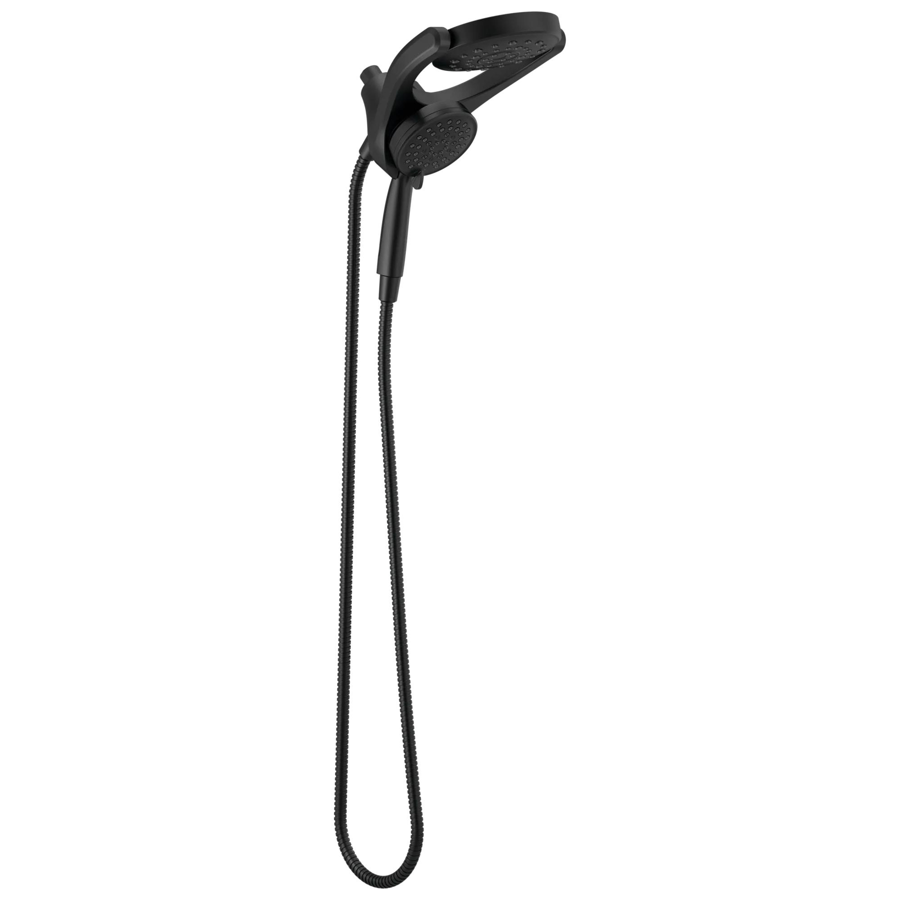 HydroRain&reg; 4-Setting Two-in-One Shower Head (Recertified)