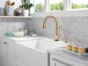Touch2O with Touchless and VoiceIQ&reg; Technology Single Handle Pull-Down Kitchen Faucet with Soap Dispenser