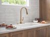 Single Handle Kitchen Pull-Down Faucet With Touchless Technology