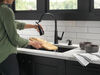 Single Handle Pull-Down Kitchen Faucet with Soap Dispenser and ShieldSpray&reg; Technology (Recertified)