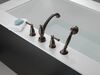 Traditional Roman Tub with Hand Shower Trim