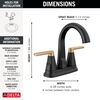 Two Handle Centerset Bathroom Faucet