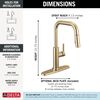 Single Handle Pull-Down Kitchen Faucet (Recertified)
