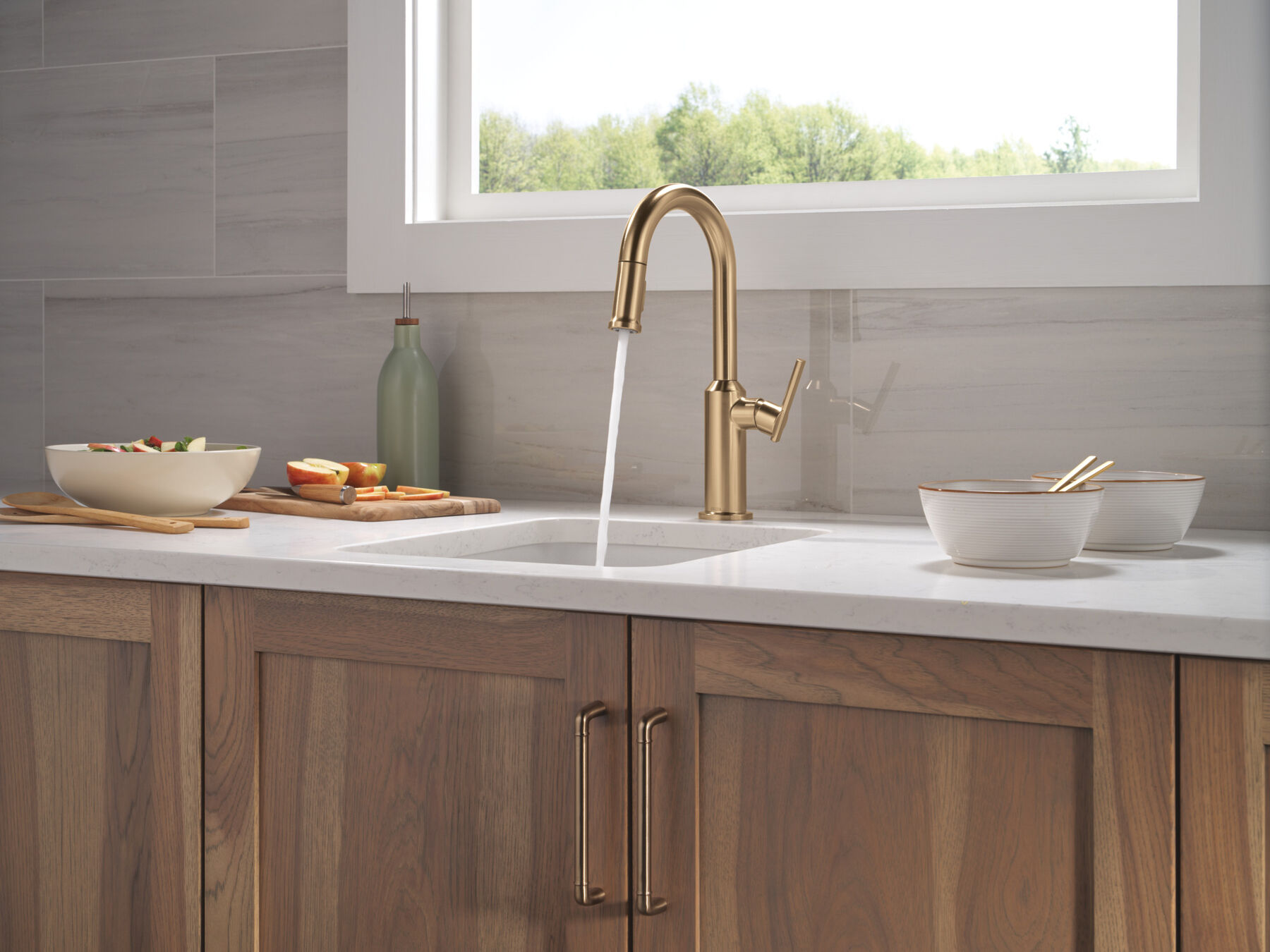 Single Handle Pull-Down Bar/Prep Faucet