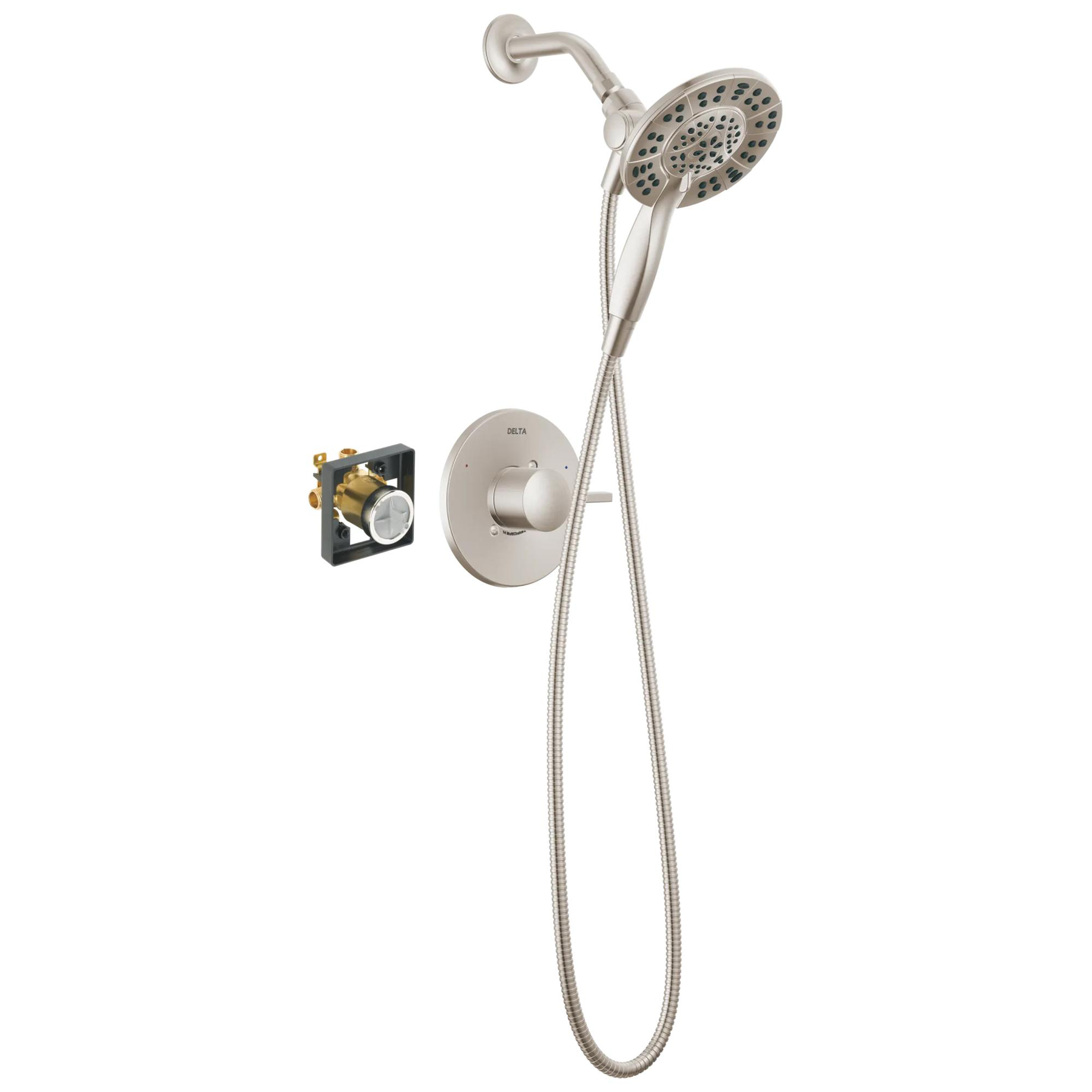 Shower Trim with High-Flow Rough Bundle