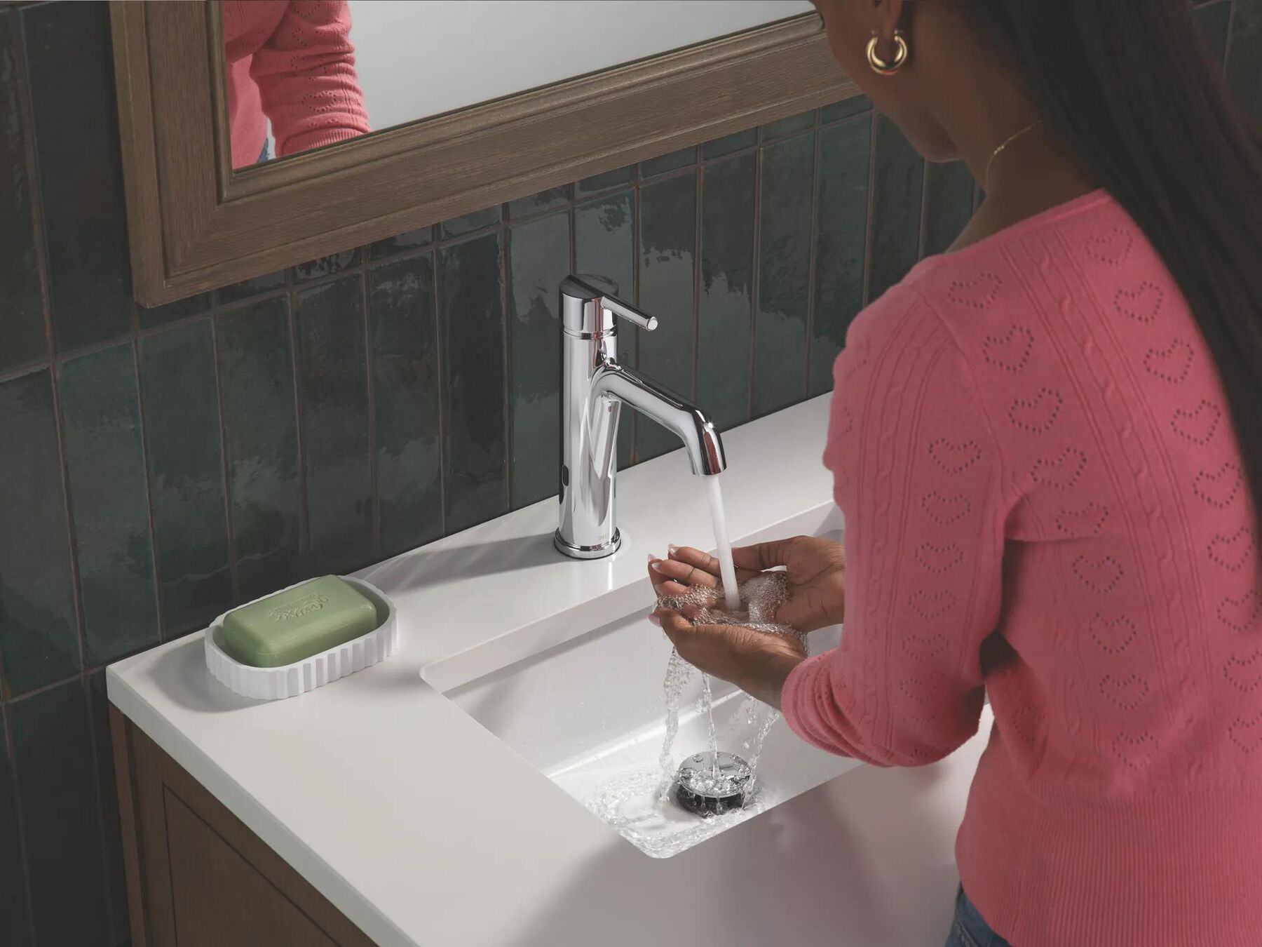 Sense2O&trade; Bathroom Faucet with Touchless Technology